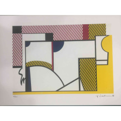 Roy Lichtenstein Lithographie Offset 50x35 cm zertifiziert