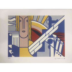 Roy Lichtenstein Lithographie Offset 50x35 cm zertifiziert