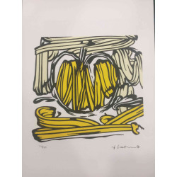 Roy Lichtenstein Lithographie Offset 50x35 cm zertifiziert