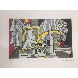 Roy Lichtenstein Lithographie Offset 50x35 cm zertifiziert