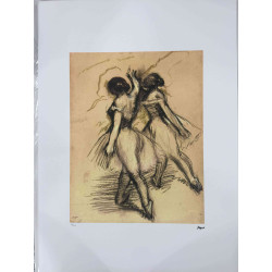 Edgar Degas set de litografía 50x70 cm