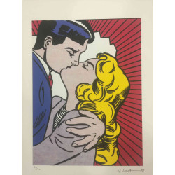 Roy Lichtenstein Lithographie Offset 50x35 cm zertifiziert