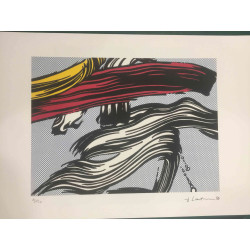 Roy Lichtenstein Lithographie Offset 50x35 cm zertifiziert