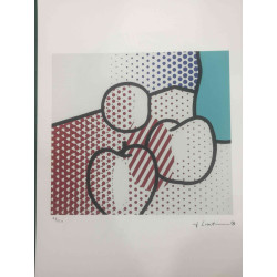 Roy Lichtenstein Lithographie Offset 50x35 cm zertifiziert