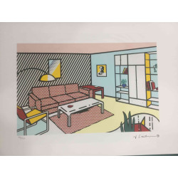 Roy Lichtenstein Lithographie Offset 50x35 cm zertifiziert