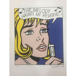 Roy Lichtenstein Lithographie Offset 50x35 cm zertifiziert