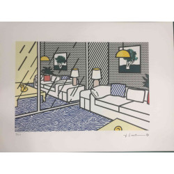 Roy Lichtenstein Lithographie Offset 50x35 cm zertifiziert