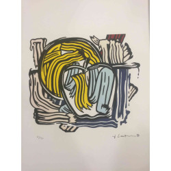 Roy Lichtenstein Lithographie Offset 50x35 cm zertifiziert
