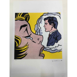 Roy Lichtenstein Lithographie Offset 50x35 cm zertifiziert