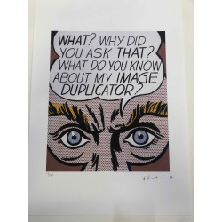Roy Lichtenstein Lithographie Offset 50x35 cm zertifiziert