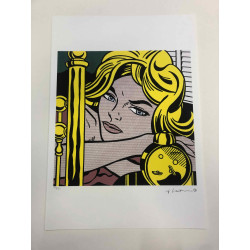 Roy Lichtenstein Off set lithograph cm 50x35 certified