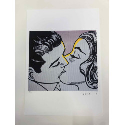 Roy Lichtenstein Lithographie Offset 50x35 cm zertifiziert