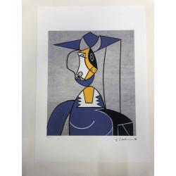 Roy Lichtenstein Litografia off set 50x35 cm certificada