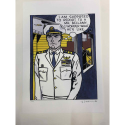 Roy Lichtenstein Litografia off set cm 50x35  certificata
