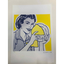 Offsetowa litografia Roya Lichtensteina z certyfikatem 50x35 cm