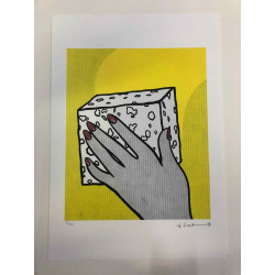 Roy Lichtenstein Lithographie Offset 50x35 cm zertifiziert