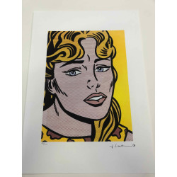 Roy Lichtenstein Lithographie Offset 50x35 cm zertifiziert
