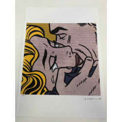 Roy Lichtenstein litografická ofsetová souprava 50x35 cm certifikovaná