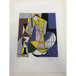 Litografická súprava Roy Lichtenstein certifikovaná 50x35 cm