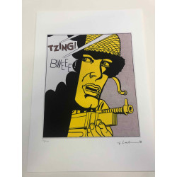 Roy Lichtenstein Litografía off set 50x35 cm certificada