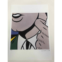 Roy Lichtenstein litografická ofsetová souprava 50x35 cm certifikovaná