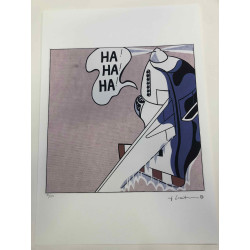 Roy Lichtenstein Lithographie Offset 50x35 cm zertifiziert