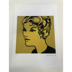 Roy Lichtenstein Litografía off set 50x35 cm certificada