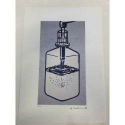Roy Lichtenstein Litografia off set 50x35 cm certificada