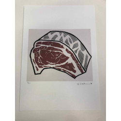 Roy Lichtenstein litografická ofsetová souprava 50x35 cm certifikovaná
