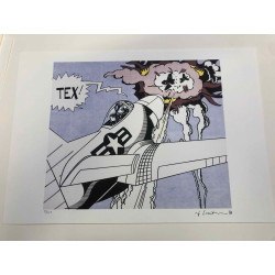 Litografická súprava Roy Lichtenstein certifikovaná 50x35 cm