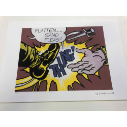 Litografická súprava Roy Lichtenstein certifikovaná 50x35 cm