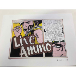 Litografická súprava Roy Lichtenstein certifikovaná 50x35 cm