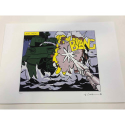 Set de litografia de Roy Lichtenstein 50x35 cm certificat