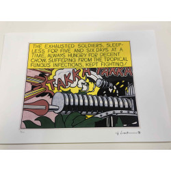 Offsetowa litografia Roya Lichtensteina z certyfikatem 50x35 cm