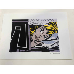 Roy Lichtenstein Litografia off set cm 50x35  certificata