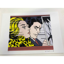 Roy Lichtenstein Litografia off set cm 50x35  certificata