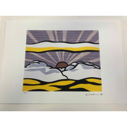 Roy Lichtenstein Litografia off set 50x35 cm certificada