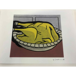 Roy Lichtenstein Litografia off set 50x35 cm certificada