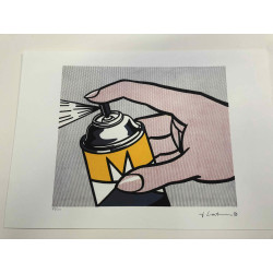 Offsetowa litografia Roya Lichtensteina z certyfikatem 50x35 cm
