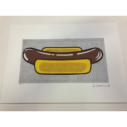 Roy Lichtenstein Litografia off set cm 50x35  certificata