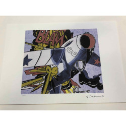 Roy Lichtenstein Litografía off set 50x35 cm certificada