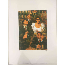 Remo Squillantini Litografia off set 50x70 cm certificat