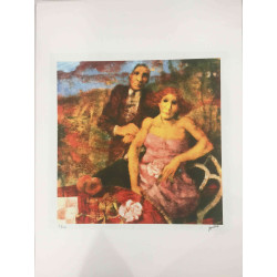 Remo Squillantini Litografia off set 50x70 cm certificat