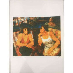 Remo Squillantini Litografia off set 50x70 cm certificat