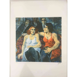 Remo Squillantini Litografia off set 50x70 cm certificat