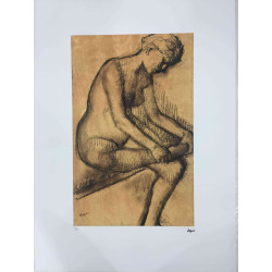 Edgar Degas litho offset 50x70 cm