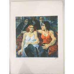 Remo Squillantini Litografia off set 50x70 cm certificat