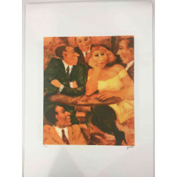 Remo Squillantini Litografia off set 50x70 cm certificat