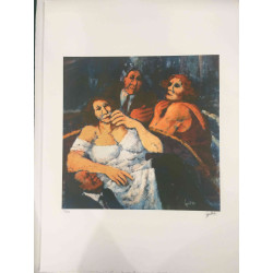 Remo Squillantini Litografia off set 50x70 cm certificat