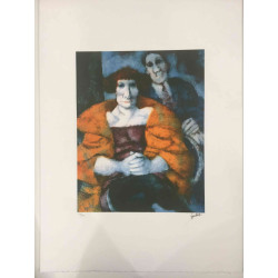 Remo Squillantini Litografia off set 50x70 cm certificat